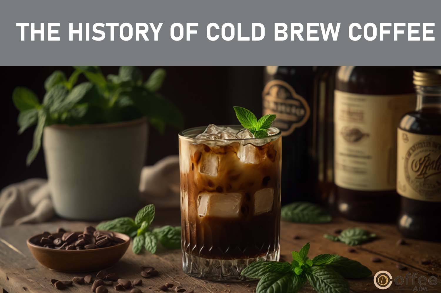 Featured image for the article "The History of Cold Brew Coffee"