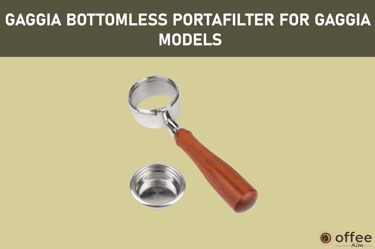 feature image for the article "Gaggia Bottomless Portafilter for Gaggia Models"