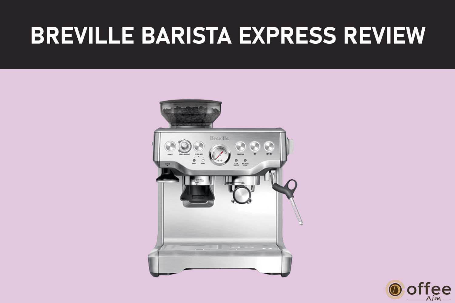 Featured image for the article "Breville Barista Express Review"
