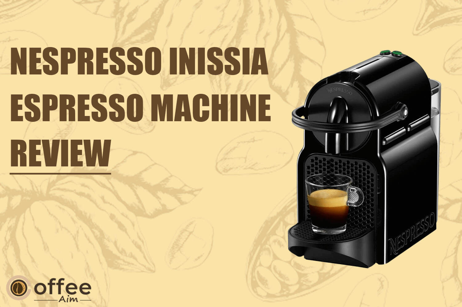 Featured image for the article "Nespresso Inissia Espresso Machine review"