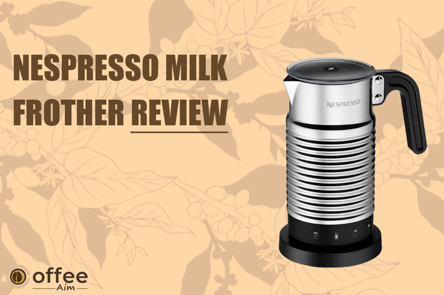Nespresso - Aeroccino 4 Milk Frother - Chrome 