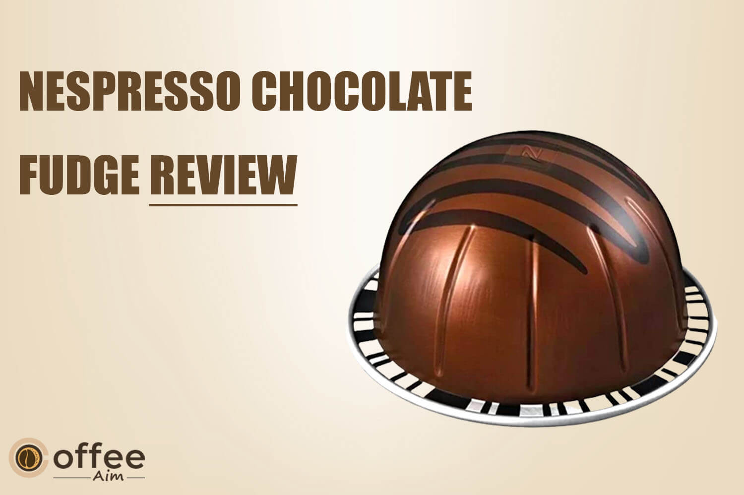 Featured image for the article "Nespresso chocolate fudge review"