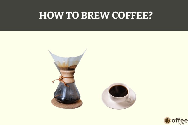 Explained Coffee-to-Water Ratio: How to Brew Coffee?