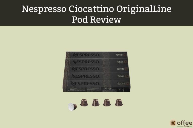 Nespresso Ciocattino OriginalLine Pod Review