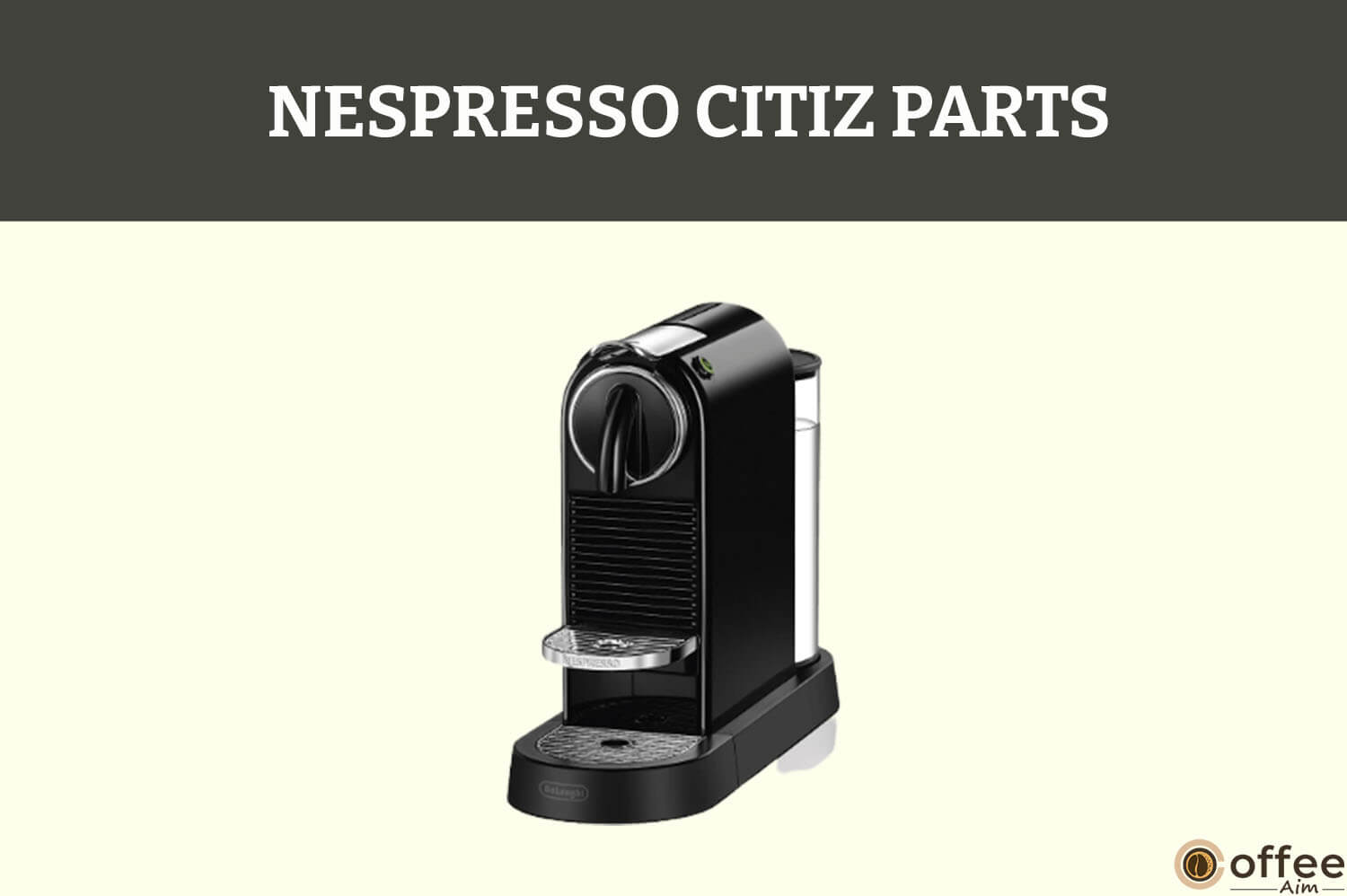 Featured image for the article "Nespresso Citiz Parts"
