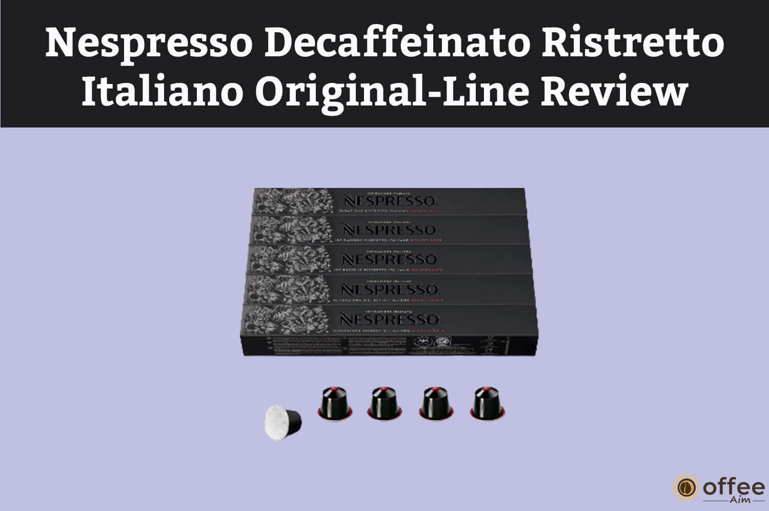 Featured image for the article "Nespresso Decaffeinato Ristretto Italiano Original-Line Review"