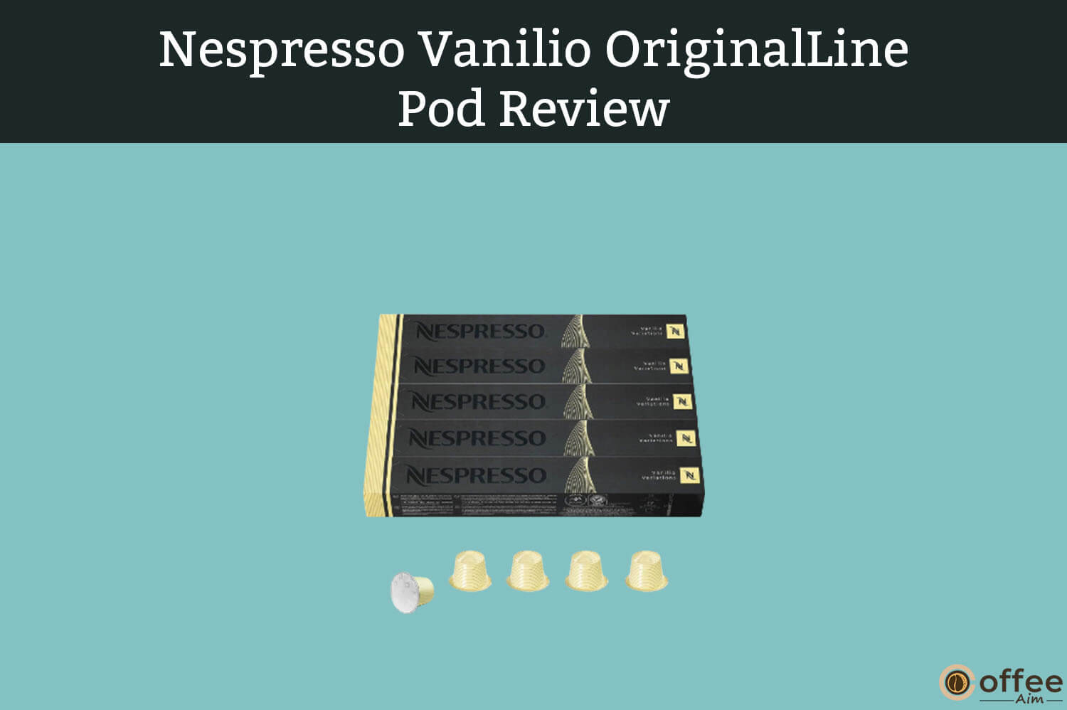Featured image for the article"Nespresso Vanilio OriginalLine Pod Review"