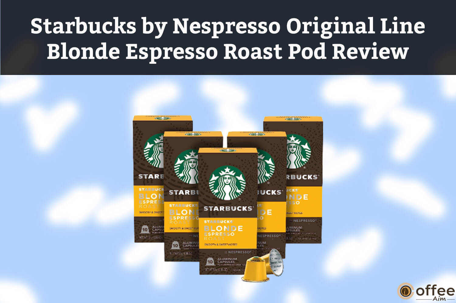 Featured image for the article "Starbucks by Nespresso Original Line Blonde Espresso Roast Pod Review"