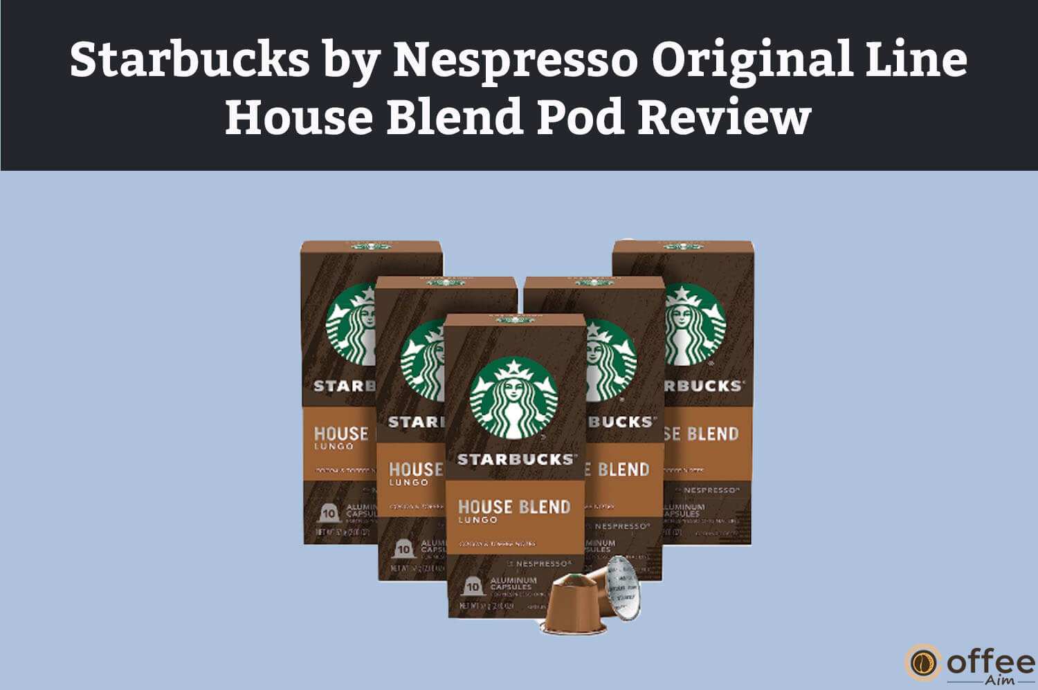 Featured image for the article "Starbucks by Nespresso Original Line House Blend Pod Review"