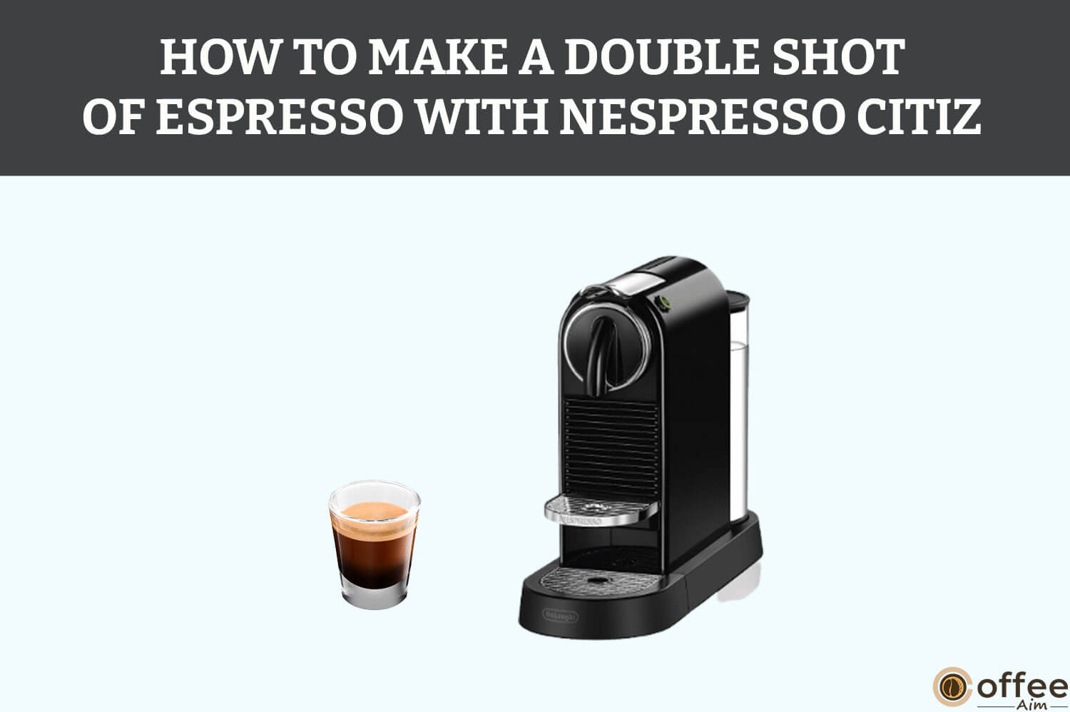 Featured image for the article "How To Make A Double Shot of Espresso With Nespresso CitiZ"