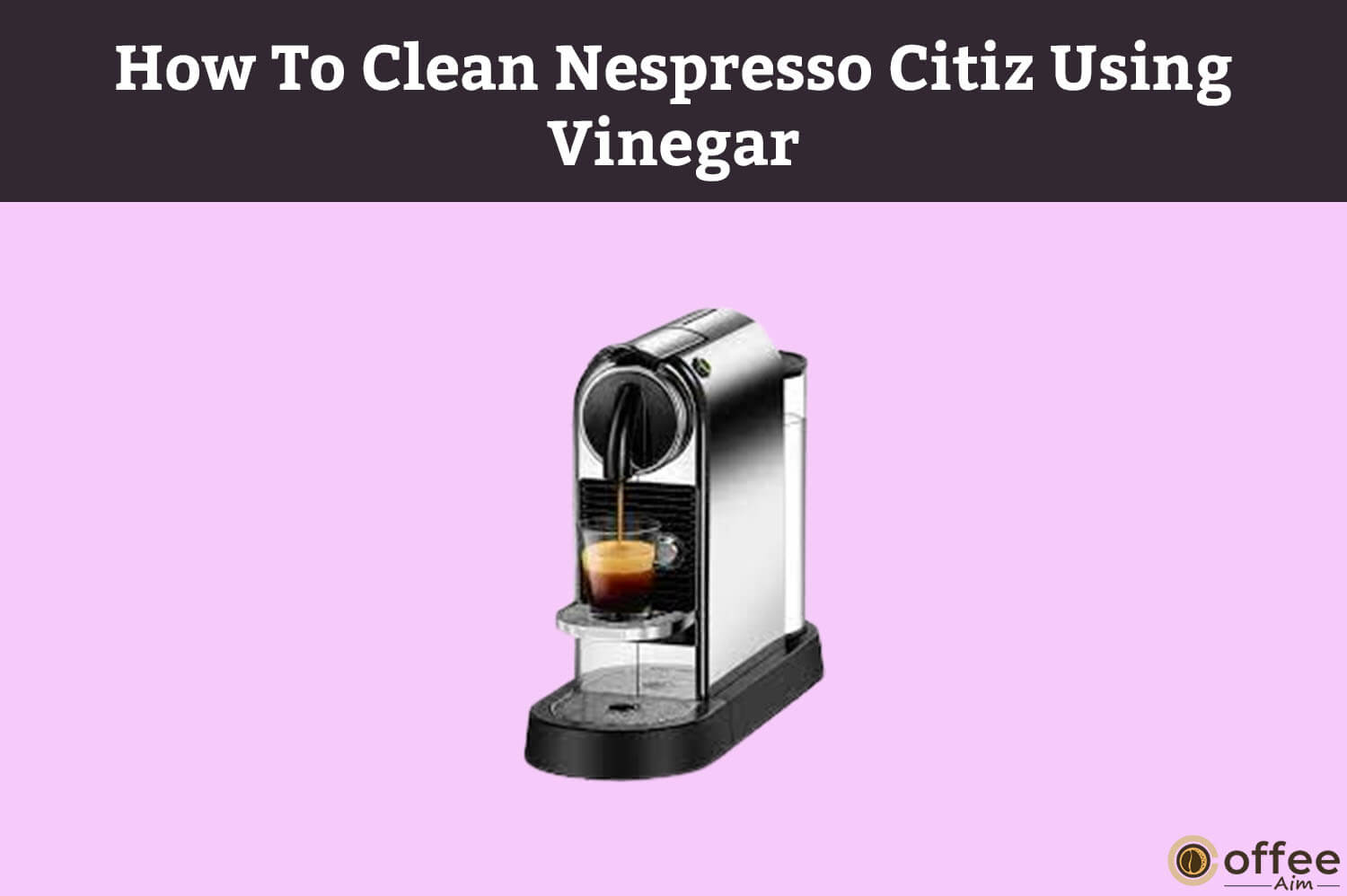 How To Clean Nespresso Citiz Using Vinegar