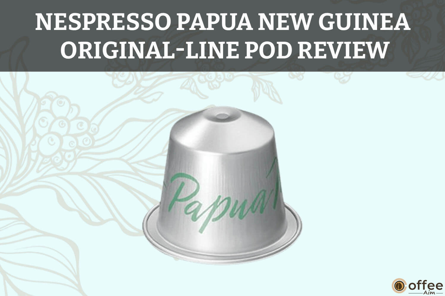 Featured image for the article "Nespresso Papua New Guinea OriginalLine Pod Review"