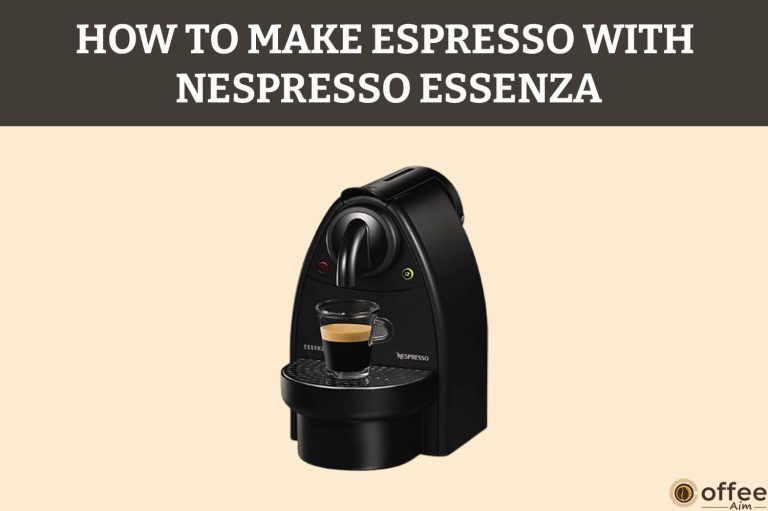 How To Make Espresso With Nespresso Essenza