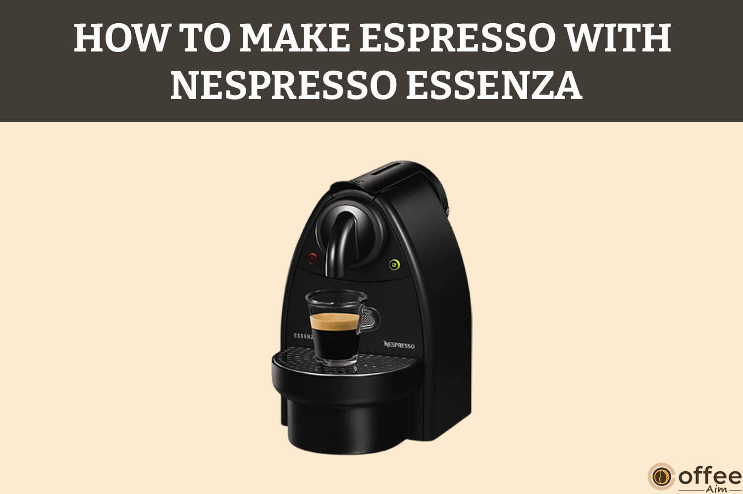 Featured image for the article "How To Make Espresso With Nespresso Essenza"