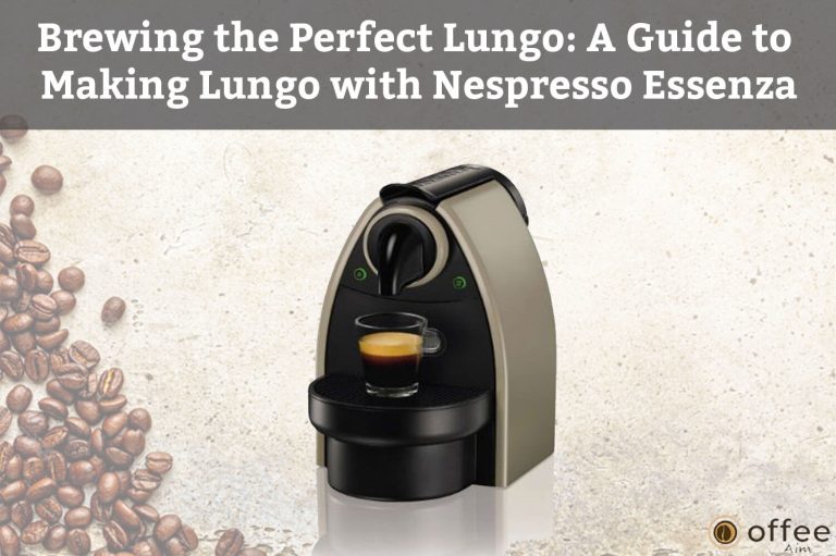How To Make Lungo With Nespresso Essenza
