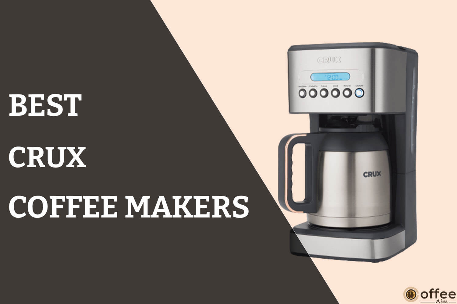 Feature image for the article "Best Crux Coffee Makers"