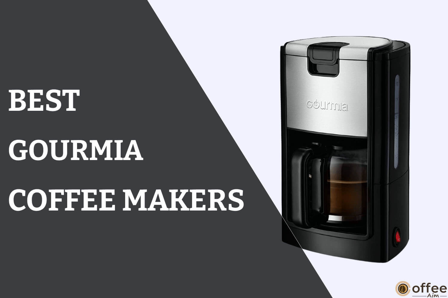 Feature image for the article "Best Gourmia Coffee Makers"