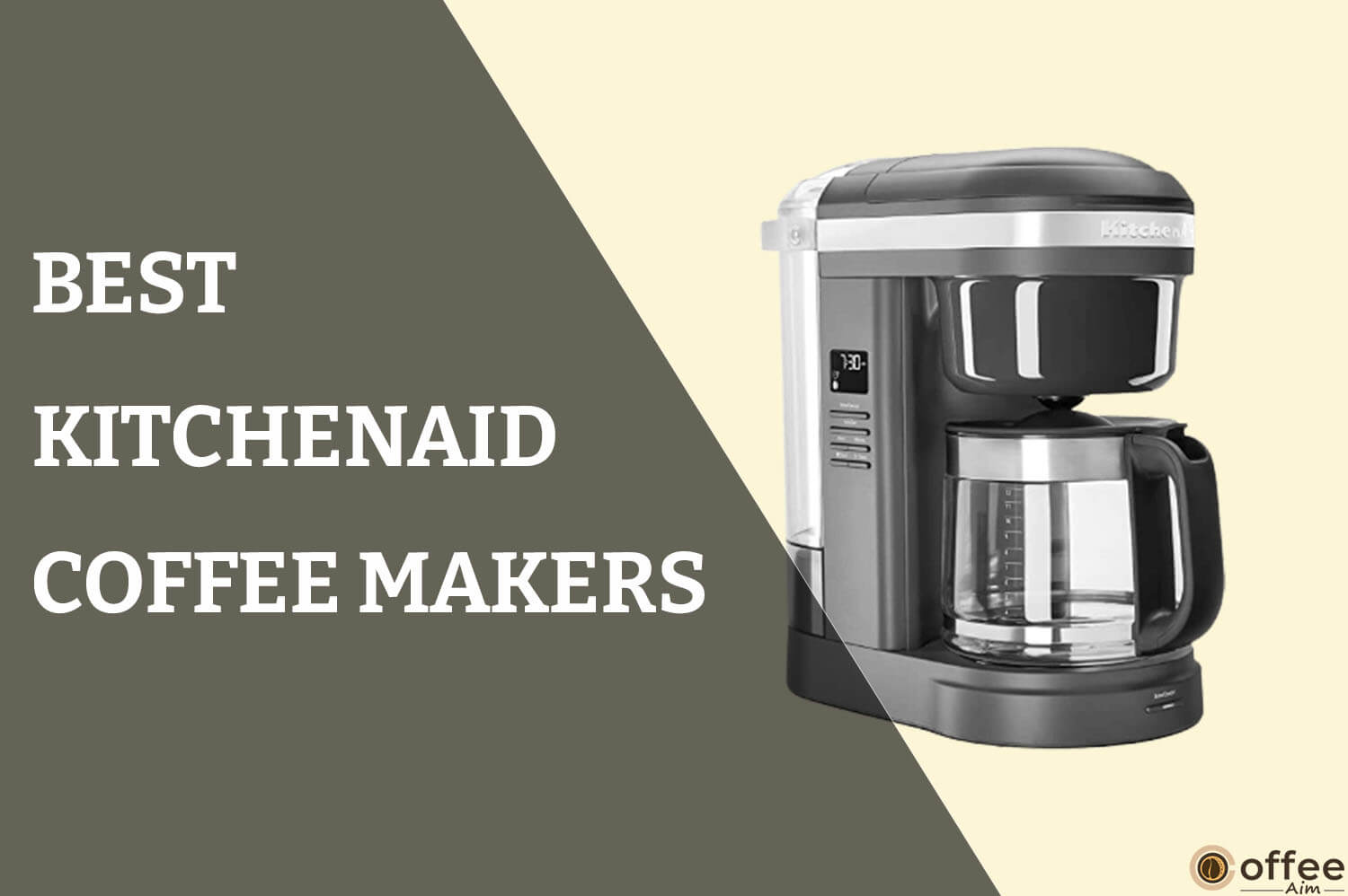 Feature Image for the article "Best Kitcehnaid Coffee Makers"