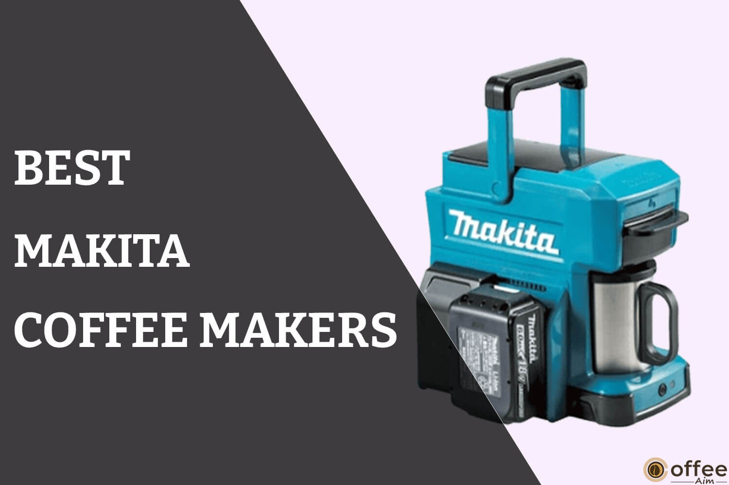 Feature image for an article "Best Makita Coffee Maker Review"
