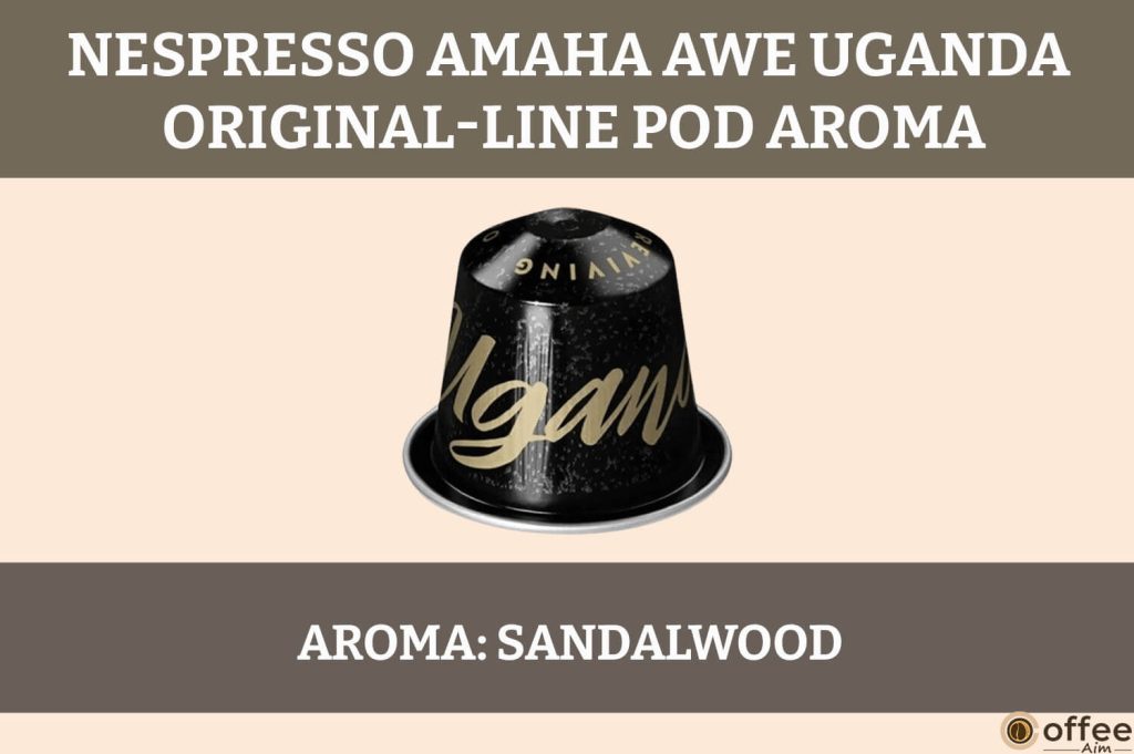 This image captures the aromatic essence of Nespresso Amaha Awe Uganda OriginalLine Capsules for our review.