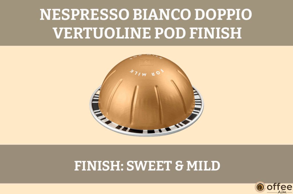 The Nespresso VertuoLine Bianco Doppio Coffee Pods in all their exquisite glory.




