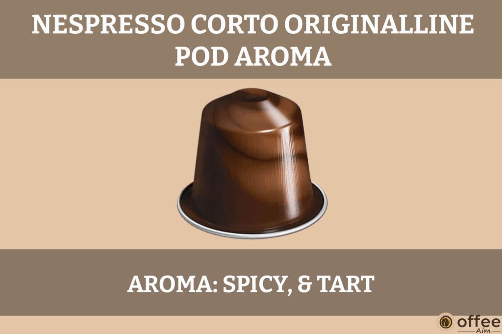 This image captures the aromatic essence of Nespresso Corto OriginalLine Pod in our review.