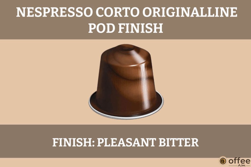 This image showcases the impressive finish of the Nespresso Corto OriginalLine Pod in our comprehensive review.