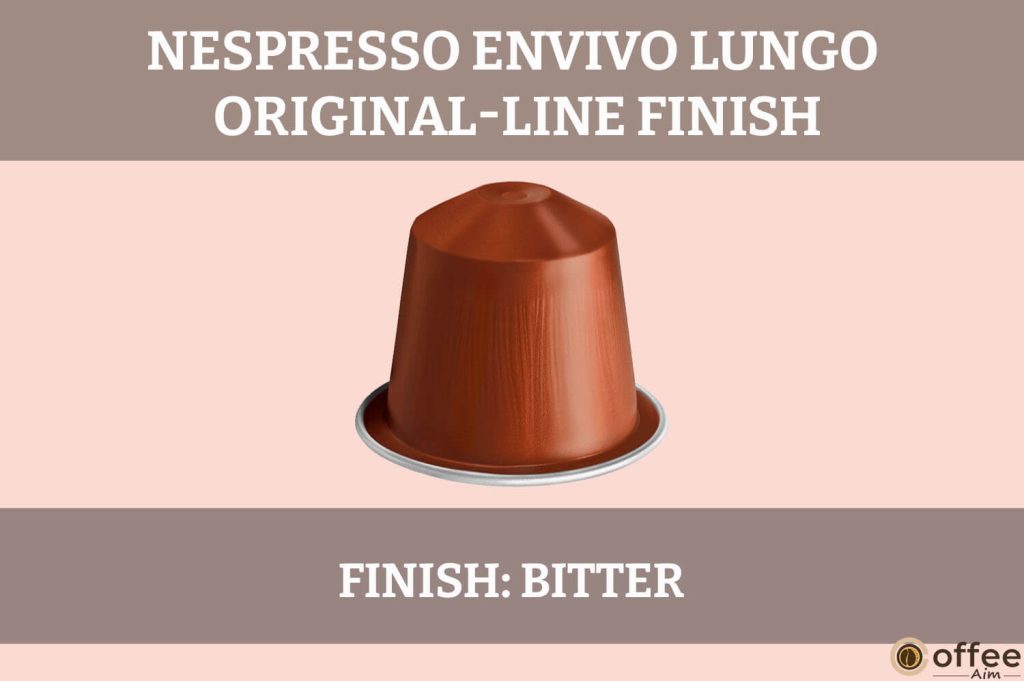 The "Finish" of Nespresso Envivo Lungo Pods.