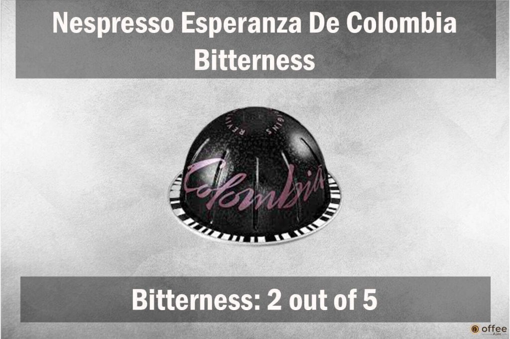 Visualizing the "Bitterness" in Nespresso's Esperanza De Colombia VertuoLine Pod: A Review.