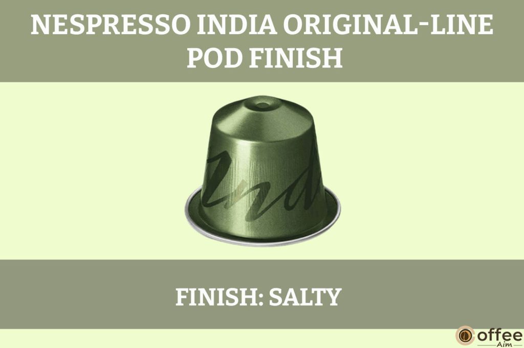 This image showcases the final result of the India OriginalLine Pod in our Nespresso India OriginalLine Pod review.