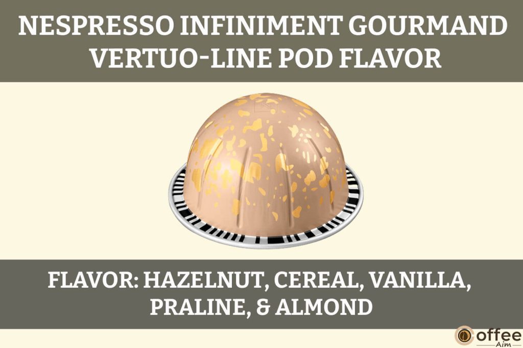 the Nespresso Infiniment Gourmand VertuoLine Pod offers delightful flavors, balancing richness with subtle sweetness for an exquisite coffee experience.