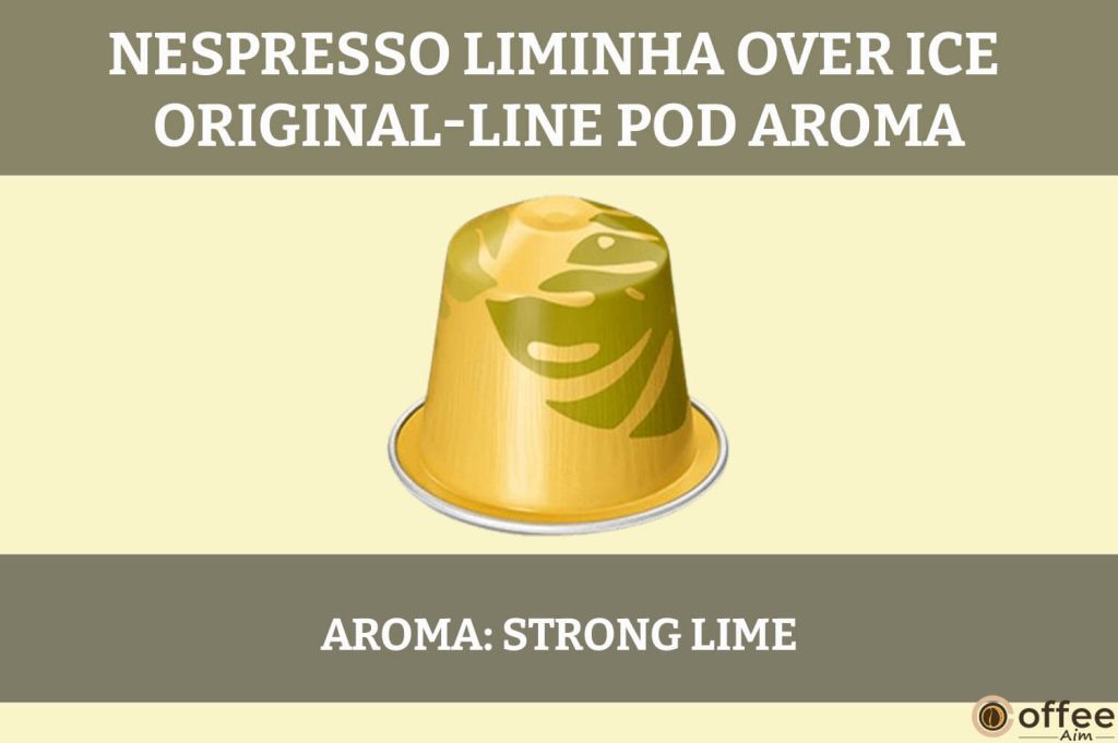The Nespresso Liminha Over Ice Pod offers a refreshing aroma, perfect for a revitalizing summer drink.
