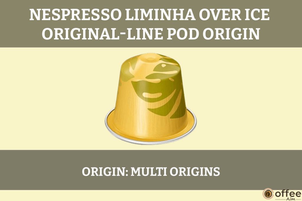 The image illustrates the origin of the Nespresso Liminha Over Ice Original-Line Pod, enhancing the essence for the review article.