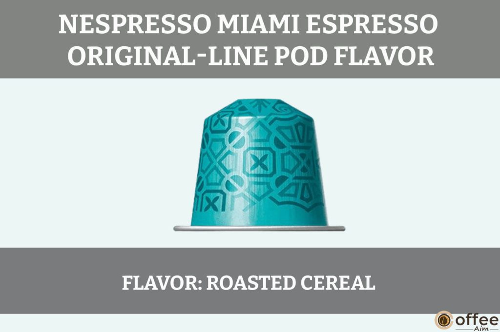 The Nespresso Miami Espresso OriginalLine Pod offers a bold and vibrant flavor, capturing the essence of Miami's energetic coffee scene.