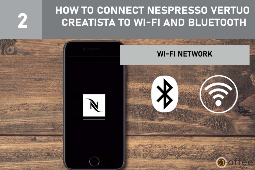 This image displays the "Wi-Fi Network" section as part of the "Getting Started" process in our article titled "How to Connect Nespresso Vertuo Creatista to Wi-Fi and Bluetooth?"