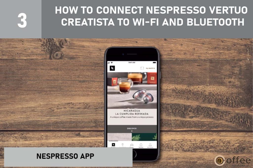 This image provides information about the "Nespresso App" in the "Getting Started" section of our article titled "How to Connect Nespresso Vertuo Creatista to Wi-Fi and Bluetooth?"




