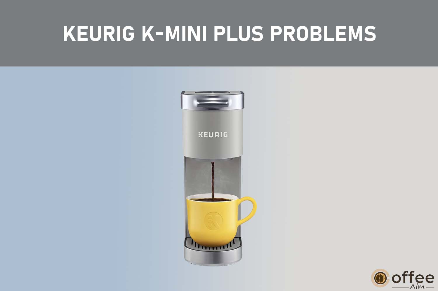 Featured image for the article "Keurig K-Mini Plus Problems"
