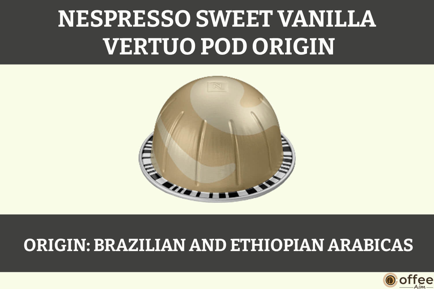 This image depicts the origin of the Nespresso Sweet Vanilla Vertuo Pod, intended for the article titled 'Nespresso Sweet Vanilla Vertuo Pod Review'