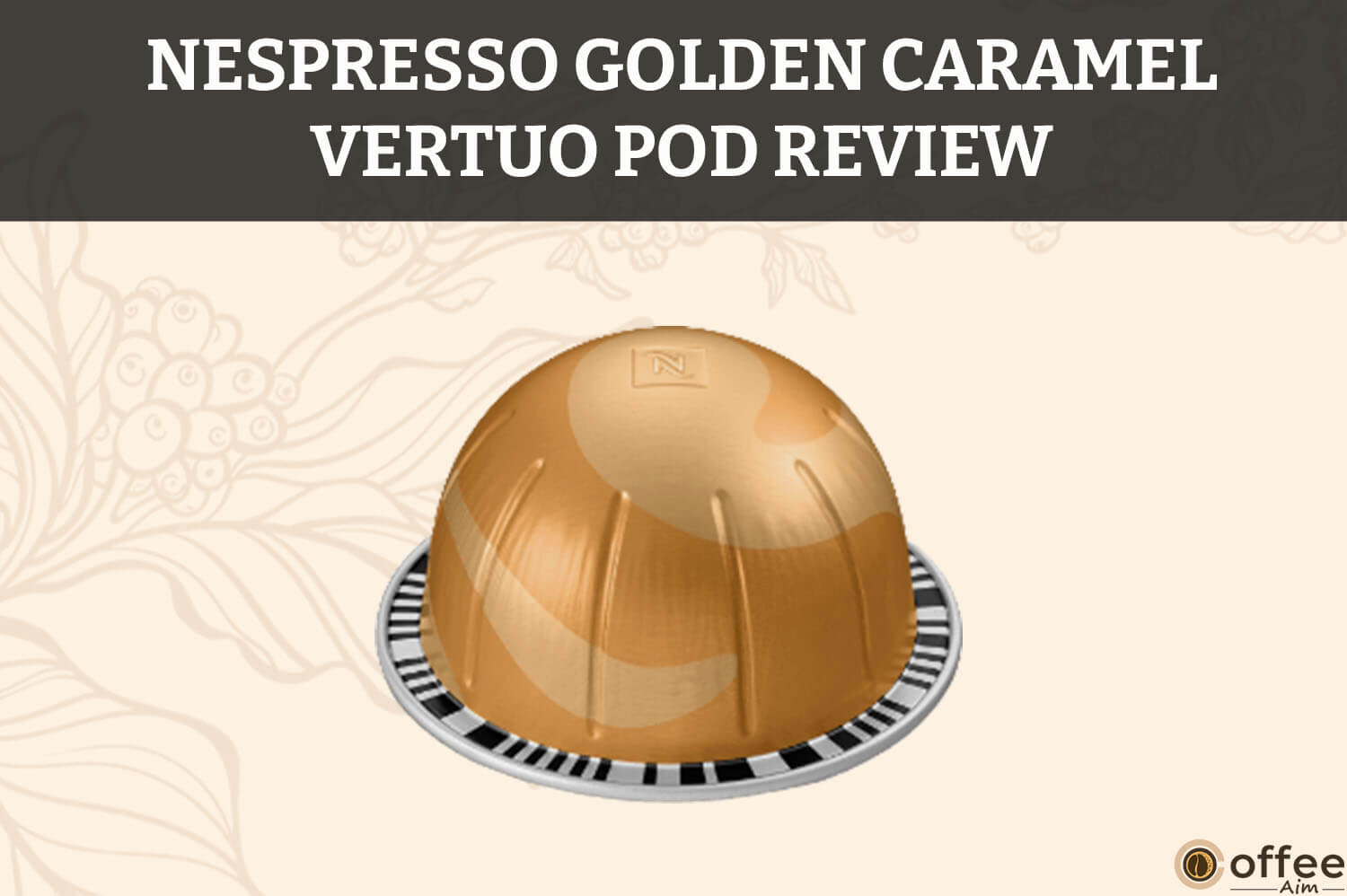 Featured image for the article "Nespresso Golden Caramel Vertuo Pod Review"