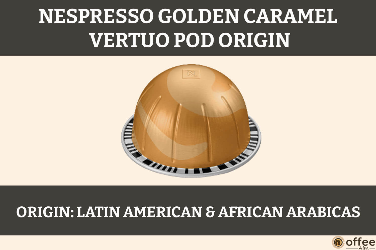 Origin of Nespresso Golden Caramel Vertuo Pod illustrated for the article 'Nespresso Golden Caramel Vertuo Pod Review'